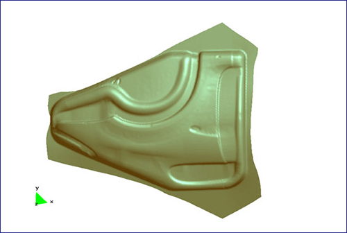 事例4 自動車フェンダーの成形